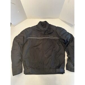 Bilt Mesh Cycling Jacket Black Men's Size Medium Full Zip